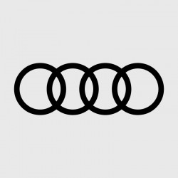 Sticker logo simple Audi