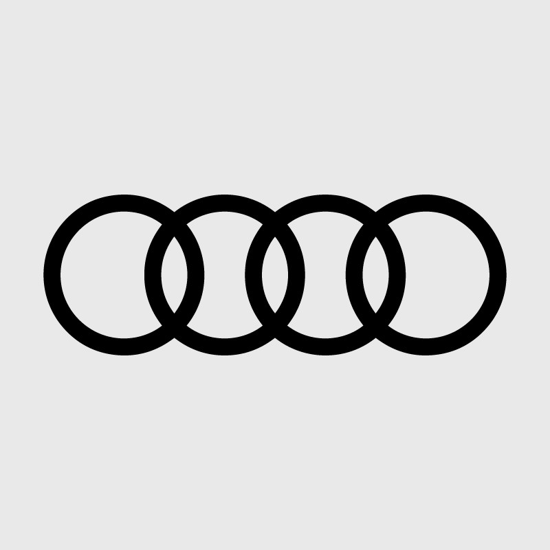 Sticker logo simple Audi