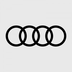 Sticker logo simple Audi