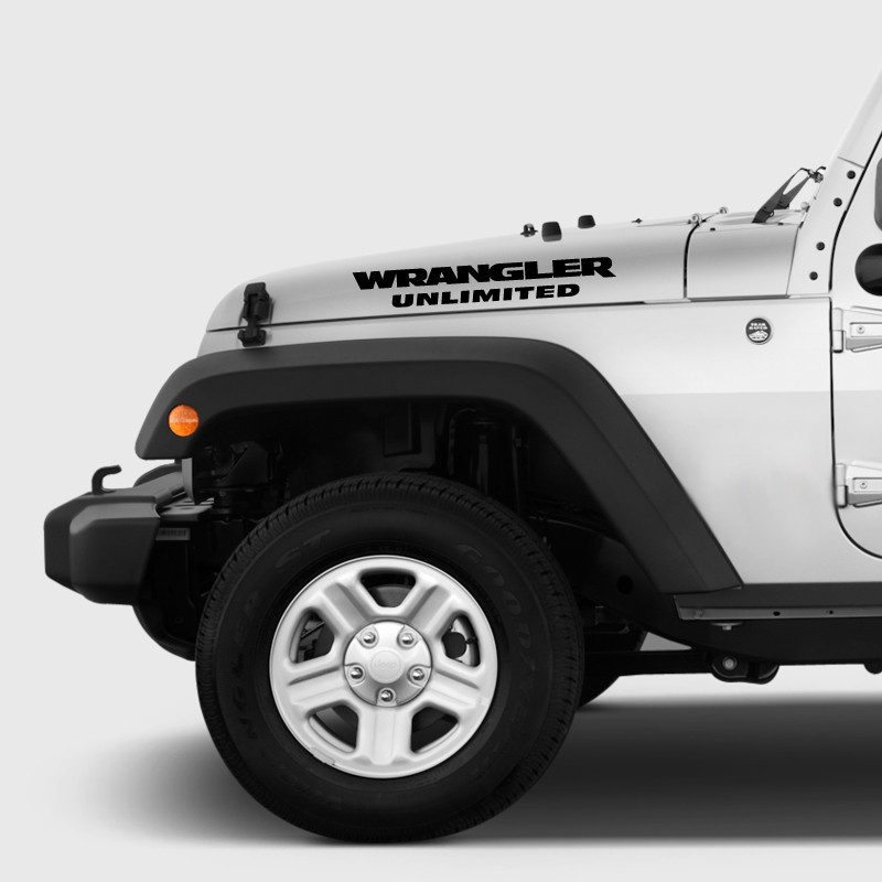 Jeep Wrangler Unlimited Hood Decals