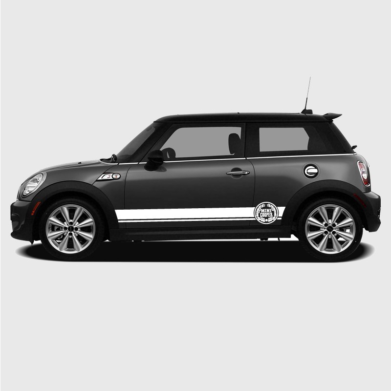 bande mini cooper logo laurier lateral pour mini bande mini cooper logo laurier lateral pour mini