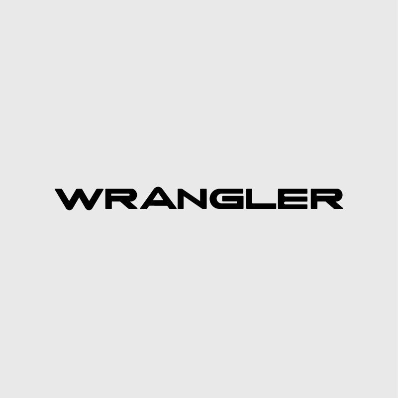 Stickers voiture adhésif logo Wrangler Jeep
