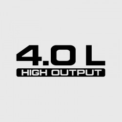 4.0L High Output decal for Jeep