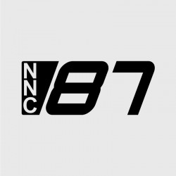 Sticker NNC et chiffre latéral pour Mini