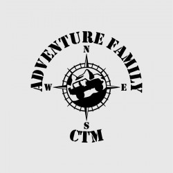 Sticker adventure family CTM pour Jeep