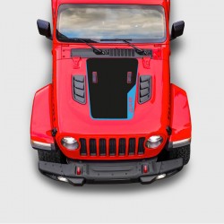 4xe Decal for Hood of Jeep Wrangler from 2018