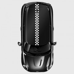 Thin Checkered strip with small tiles for Mini's roof