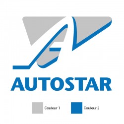 Sticker logo AUTOSTAR pour Camping car