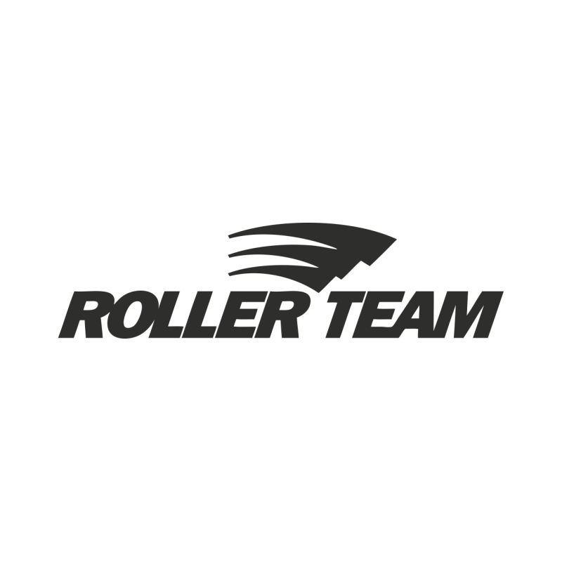 Sticker logo Roller Team noir pour Camping car