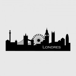 London city skyline sticker for car or motorhome decoration