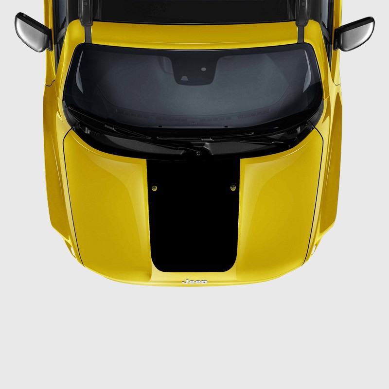 Stickers bande large capot Jeep Renegade