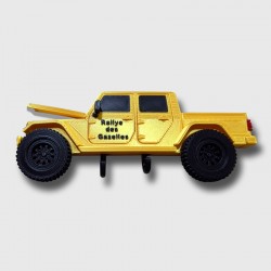 Porte-clé mural Rallye des gazelles Jeep