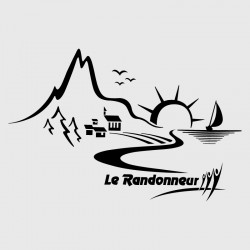 Sticker le randonneur Rapido pour Camping car