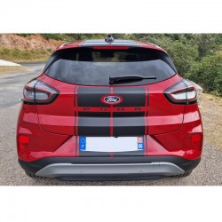 Double strip with double edging strip for Ford Puma boot
