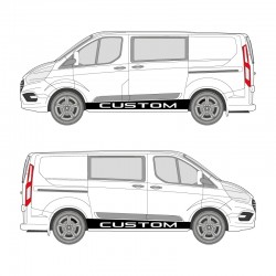 Bandes latérales basses CUSTOM de Ford Transit