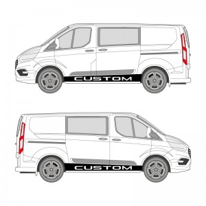 Bandes latérales basses CUSTOM de Ford Transit