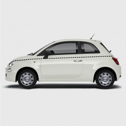 Dotted strip for Fiat 500 side