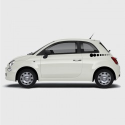 Bubble decal for Fiat 500 side