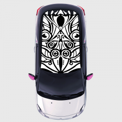 Stickers voiture toit DS3 motif tribal