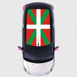Stickers toit voiture DS 3 drapeau basque