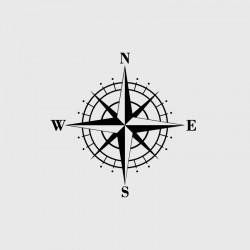 Compass decal for Jeep