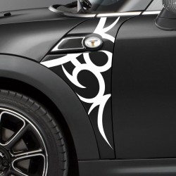 Tribal decal for Mini's A-panel