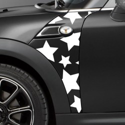 Stickers voiture Ailes Mini motif étoiles
