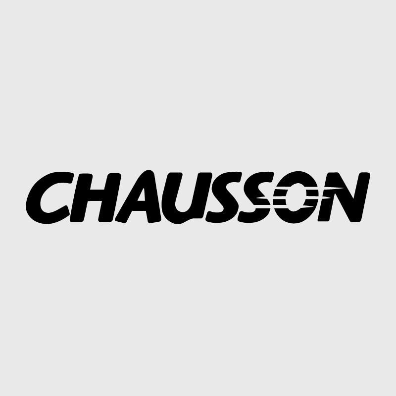 Old Chausson logo one color decal for Camping car