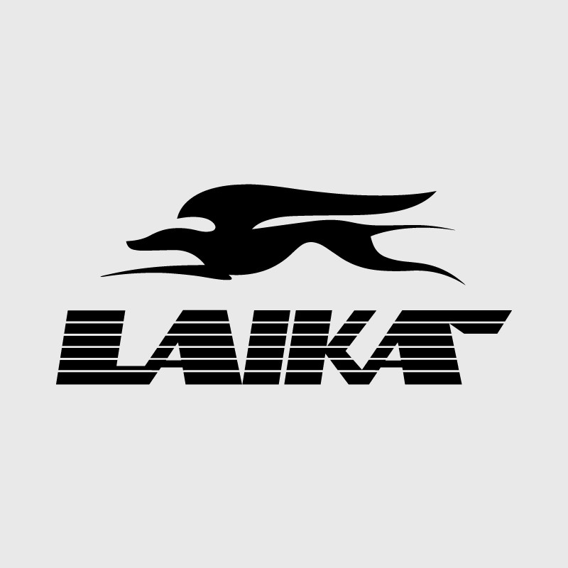 Laika logo one color decal for Camping car