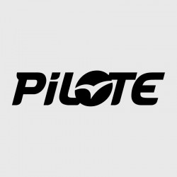 Pilote logo one color decal for Camping car