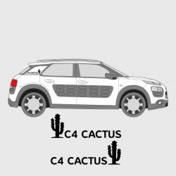 Logo stickers for Citroën C4 Cactus side