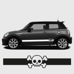 Skull strip decals  for Mini Side