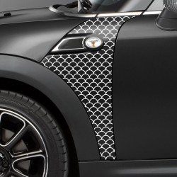 Japanese pattern decals for Mini A-panel