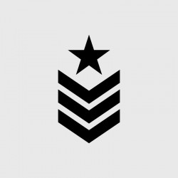 Military star decal for Jeep
