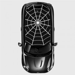 Spider Web decals for Mini's roof