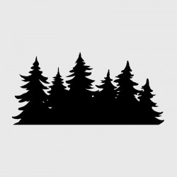 Forest decal for Camping car