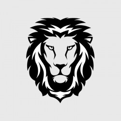 Lion Head decal for Camping car