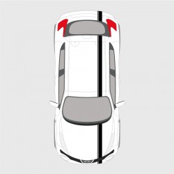 Single thin band with one edging strip kit for Nissans Juke