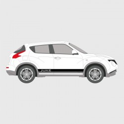 Single band with an edging strip with logo for Nissan Juke