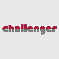 Sticker logo ancien Challenger pour Camping car