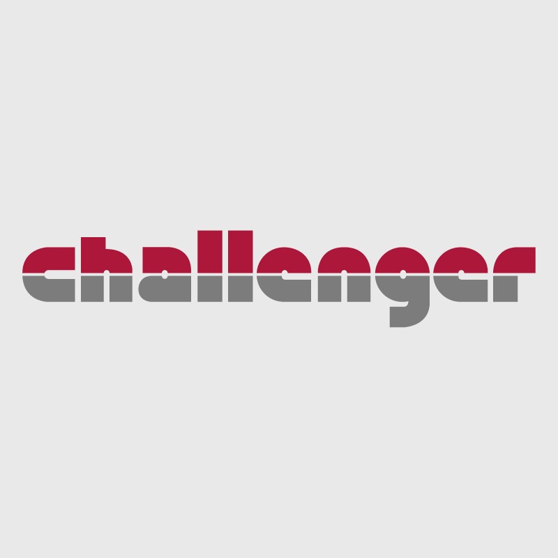 Sticker Logo Challenger Ancien pour Camping Car