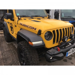 Stickers voiture adhésif Jeep capot Rubicon Liseret
