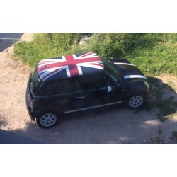 Stickers Mini Toit drapeau anglais sans fond covering voiture