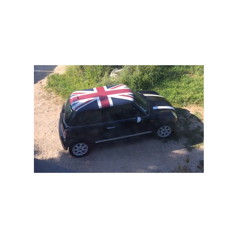 Stickers Mini Toit drapeau anglais sans fond covering voiture