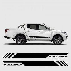 Strips with logo for Fiat Fullback side