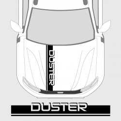 Bande avec logo pour capot de Dacia Duster