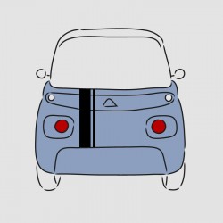 Stickers bande simple un liseret arrière Citroën AMI