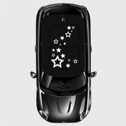 Filled and Hollow Star stickers for Mini Sunroof
